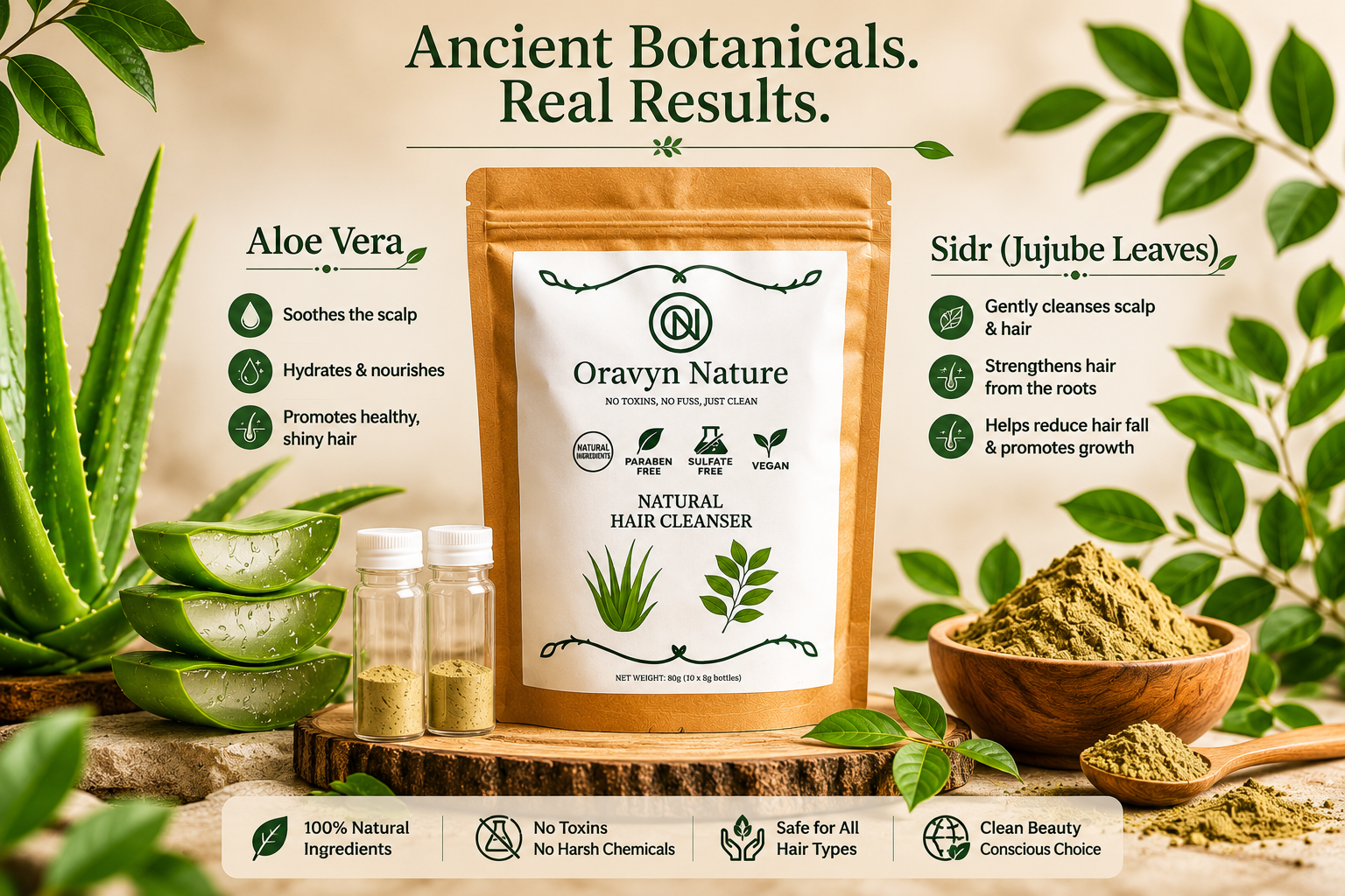 Oravyn Nature's Natural Hair Cleanser